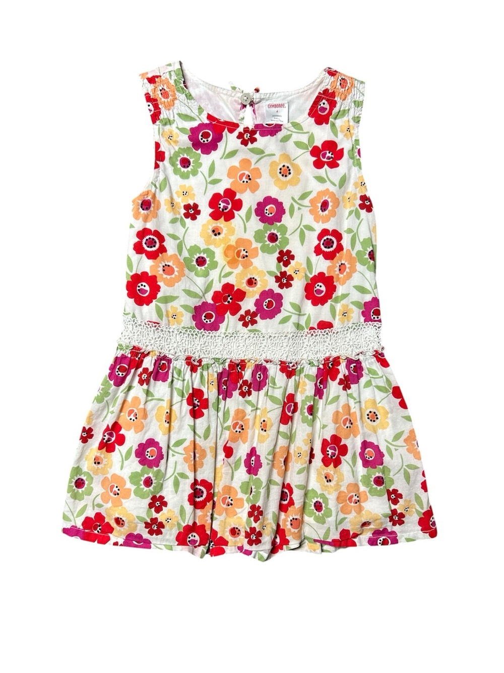 Gymboree 4T flower print dress Brand